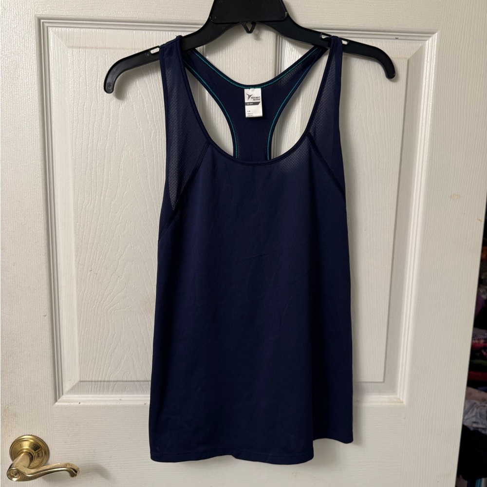 Old Navy Blue Tank Top Athletic Style